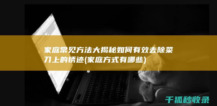 家庭常见方法大揭秘 如何有效去除菜刀上的锈迹 (家庭方式有哪些)