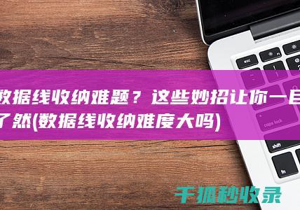 数据线收纳难题？这些妙招让你一目了然 (数据线收纳难度大吗)