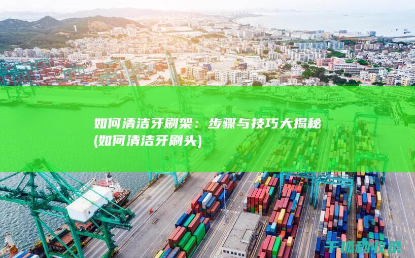 如何清洁牙刷架：步骤与技巧大揭秘 (如何清洁牙刷头)