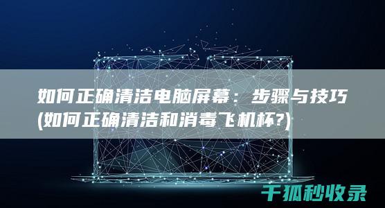 如何正确清洁电脑屏幕：步骤与技巧 (如何正确清洁和消毒飞机杯?)