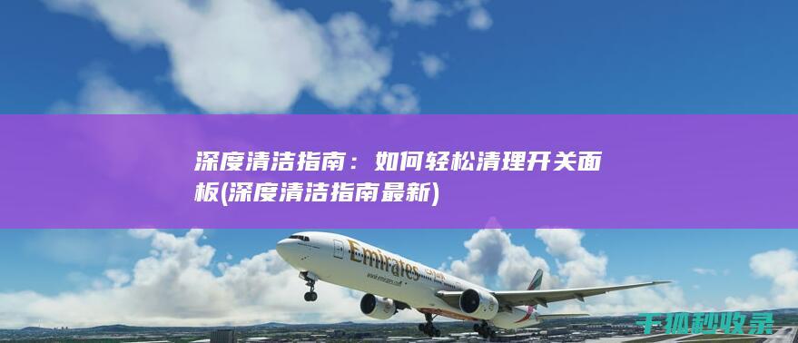 深度清洁指南：如何轻松清理开关面板 (深度清洁指南最新)
