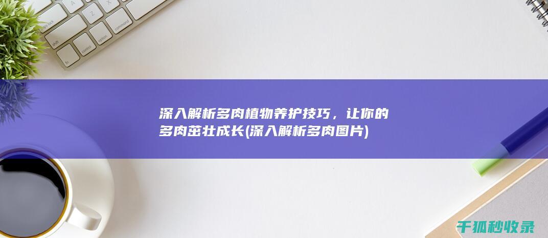 深入解析多肉植物养护技巧，让你的多肉茁壮成长 (深入解析多肉图片)