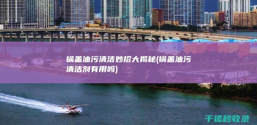 锅盖油污清洁妙招大揭秘 (锅盖油污清洁剂有用吗)