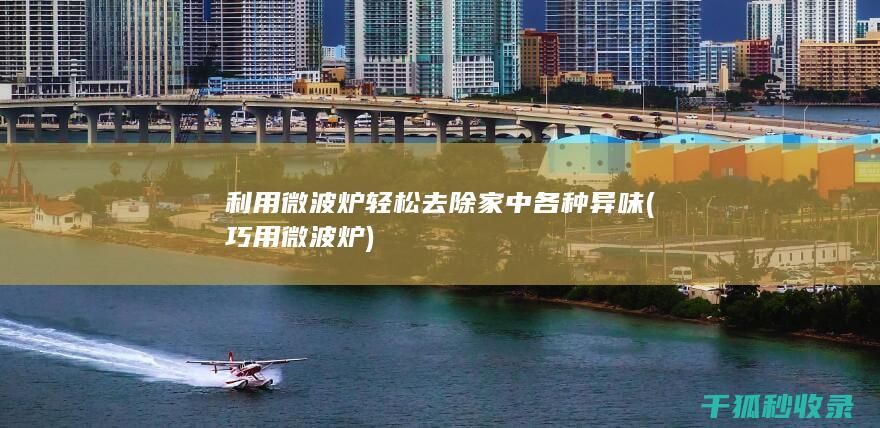 利用微波炉轻松去除家中各种异味 (巧用微波炉)