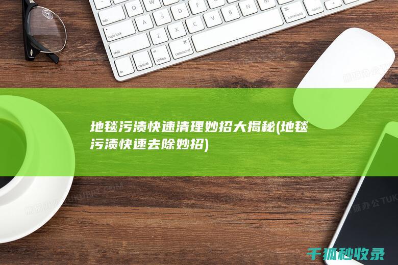 地毯污渍快速去除妙招