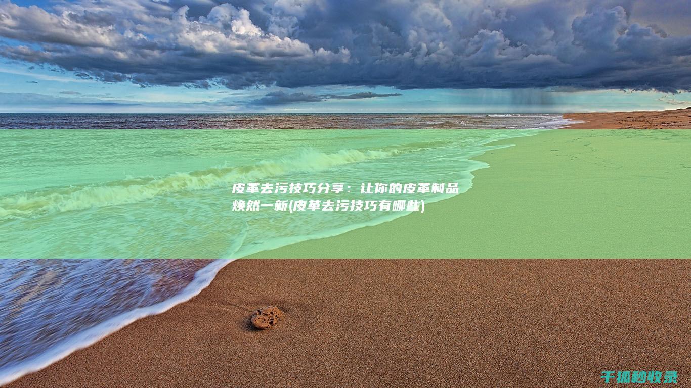 皮革去污技巧分享：让你的皮革制品焕然一新 (皮革去污技巧有哪些)