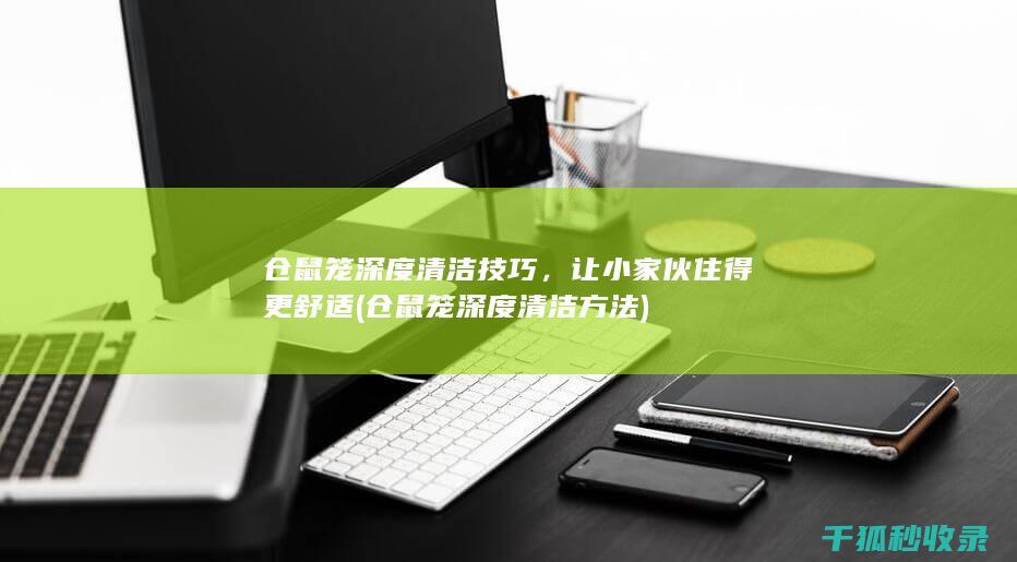 仓鼠笼深度清洁技巧，让小家伙住得更舒适 (仓鼠笼深度清洁方法)
