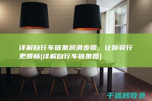 详解自行车链条润滑步骤，让你骑行更顺畅 (详解自行车链条图)