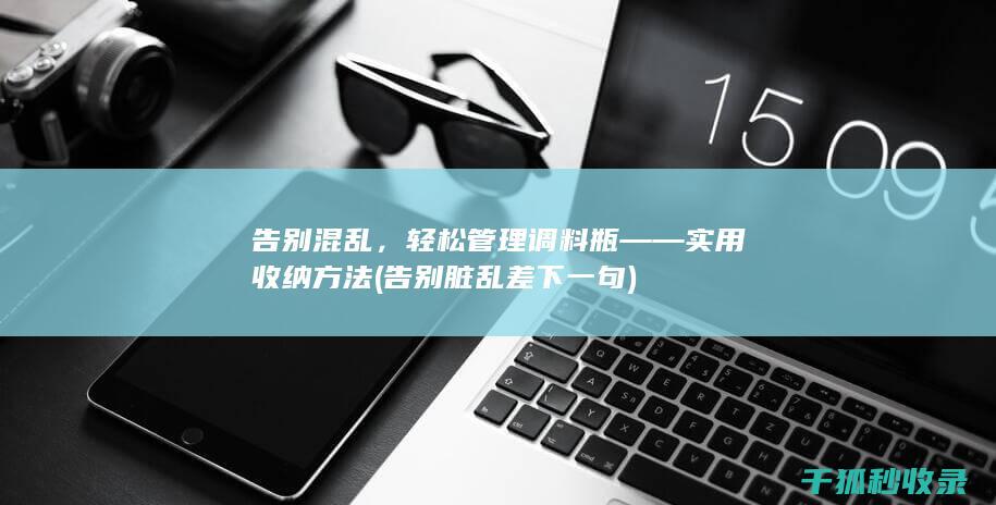 告别混乱，轻松管理调料瓶——实用收纳方法 (告别脏乱差下一句)