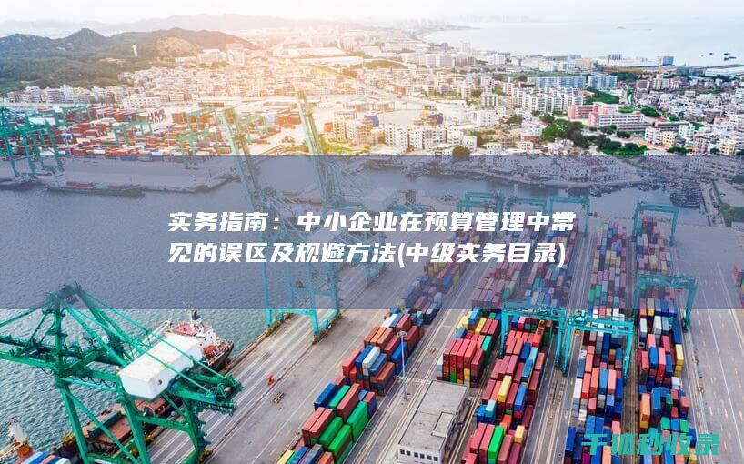 实务指南：中小企业在预算管理中常见的误区及规避方法 (中级实务目录)