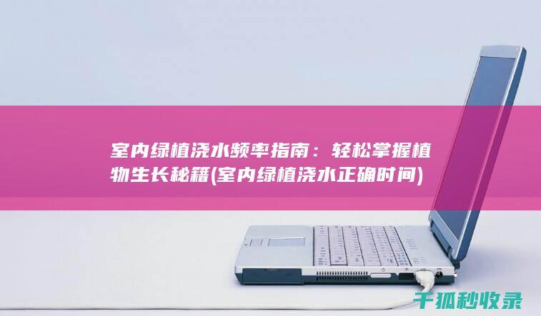室内绿植浇水频率指南：轻松掌握植物生长秘籍 (室内绿植浇水正确时间)