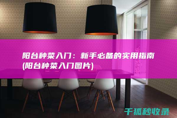阳台种菜入门：新手必备的实用指南 (阳台种菜入门图片)