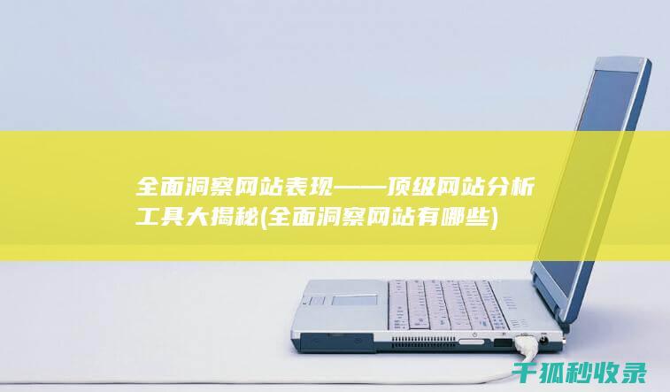 全面洞察网站表现——顶级网站分析工具大揭秘 (全面洞察网站有哪些)