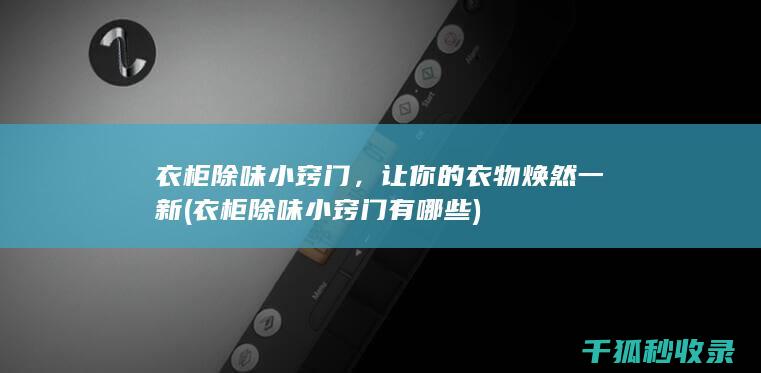 衣柜除味小窍门，让你的衣物焕然一新 (衣柜除味小窍门有哪些)